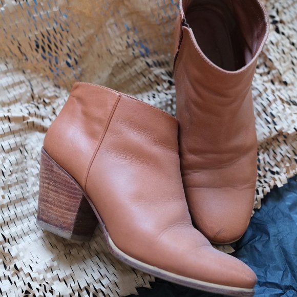 Rachel Comey Mars Leather Ankle Booties (Size 6.5) - Picture 1 of 7